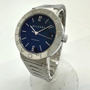 BVLGARI BB33SAUTO Bulgari Bulgari Automatic date Wristwatch SS Silver